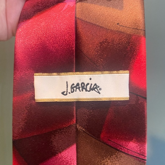 J Garcia Men's Tie Floating Planes Collection 100% Silk - Picture 5 of 7